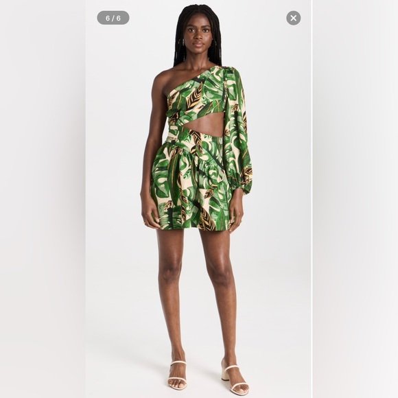 Farm Rio Side Cut-Out Mini Dress EUC - Picture 2 of 4